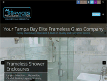 Tablet Screenshot of framelessglassco.com